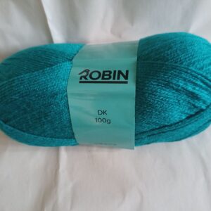 Robin Yarn. DK sea green 072. 1 x 100g