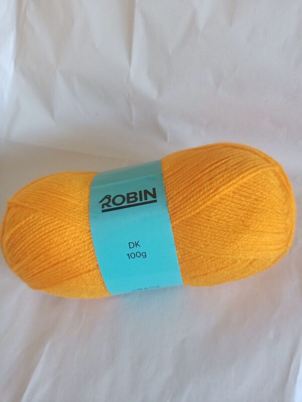 Robin yarn DK. 136 Mustard. 4 x 100g (Copy)
