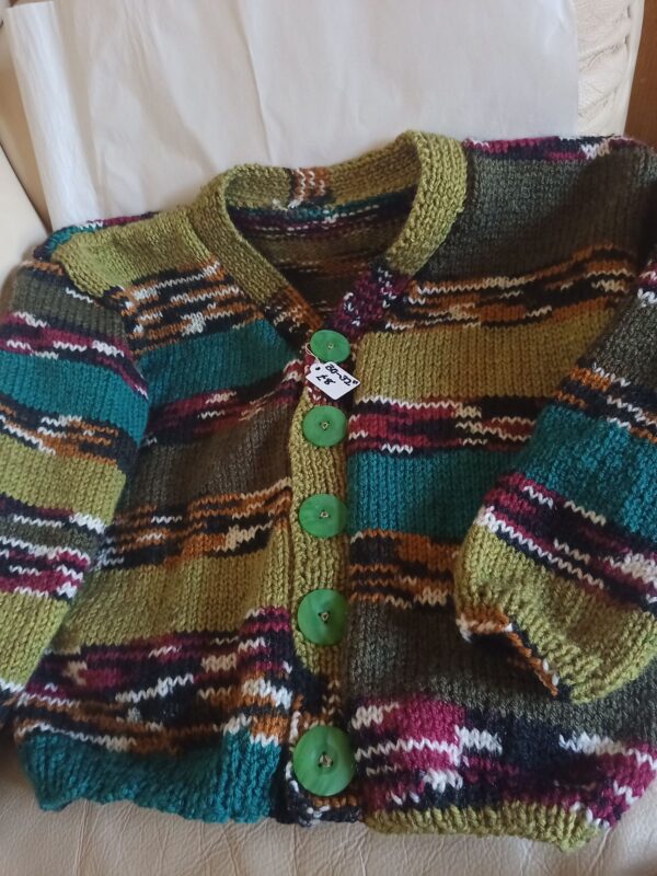 100% Acrylic Cardigan 30-32"
