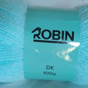 Robin yarn DK. 130 Aqua. 100g