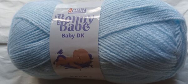 Robin baby yarn. 1362 Blue. 100g